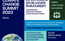 Peste 1500 de participanți sunt așteptați la Climate Change Summit  în perioada 19-20 octombrie