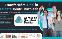 Buzoienii sunt invitați pe 7 decembrie să susțină 3 proiecte în 6 minute