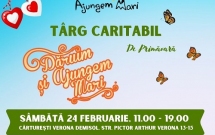 Târg caritabil de Primăvară pentru copiii instituționalizați, la Cărturești Verona, pe 24 februarie