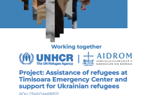 AIDRom în parteneriat cu UNHCR, asistă peste 1400 de refugiați din vestul României