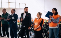 Asociația pastel și Carrefour România dăruiesc biciclete elevilor din mediul rural