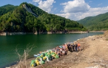 ECOLOGIZARE CU PLACA PE LACUL SIRIU