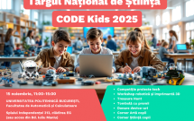 Fundația Progress invită părinții și copii pasionați de știință și robotică în 15 noiembrie la Târgul Național de Știință CODE Kids 2025 organizat la Politehnică