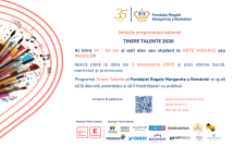 Fundația Regală Margareta a României dă startul selecției naționale pentru bursele Tinere Talente 2026