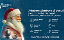 Campania „Fii Moș Crăciun pentru o zi” duce mai departe bucuria sărbătorilor pentru 2.500 de copii din familii nevoiașe