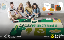 Eco-nomie pentru comunitatea ta: liceenii învață să devină consumatori responsabili și își ajută școala să obțină sprijin financiar în cadrul proiectului derulat de Raiffeisen Bank și JA România