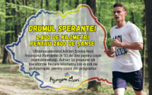 Drumul speranţei. 2800 de kilometri pentru 2800 de şanse. Ultramaratonistul Adrian Şovea face înconjurul României în 50 de zile pentru copiii instituţionalizaţi