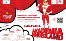 Începe Caravana Akademia Kinderland, ediția a 9-a: proiectul educațional dedicat alimentației sănătoase ajunge în 9 orașe