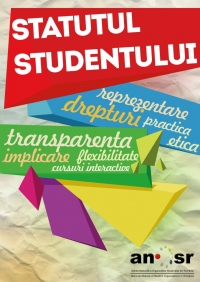 Realizarea, adoptarea si implementarea Statutului Studentului