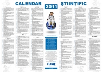 Calendarul Stiintific