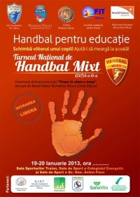 Handbal pentru Educatie - Turneu national de handbal mixt